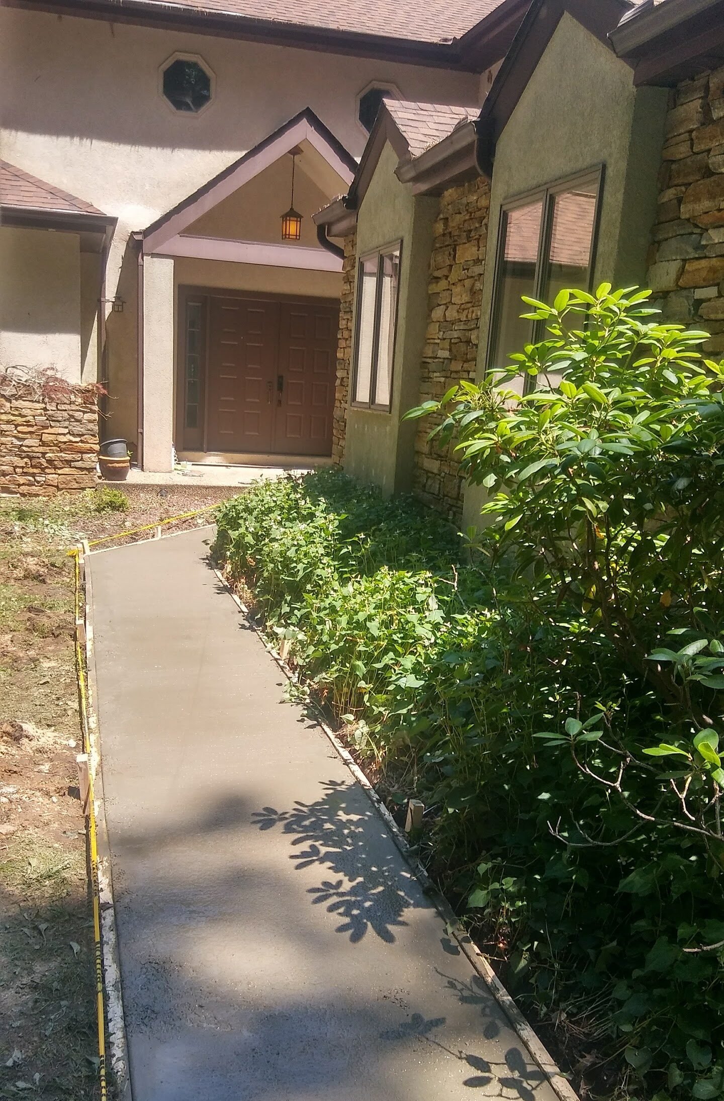 T's Masonry's concrete work
